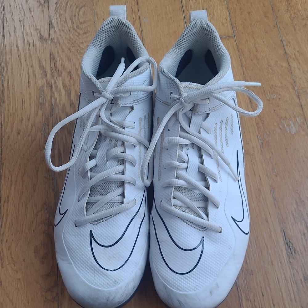 Nike Lacrosse Cleats WH with Black Accents